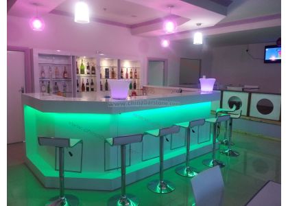 British LED solid surface bar