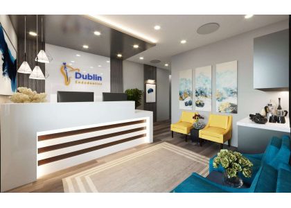 salon reception desk