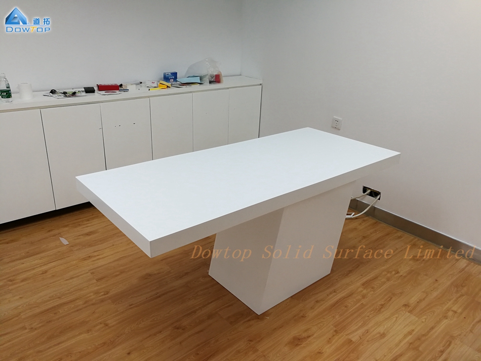 Manufacture luxury white office table for manager